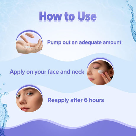 Aqualogica lluminate+ Dewy All Skin Type Sunscreen Spf 50+ Pa++++ With Wild Berries&Alpha Arbutin - 50 G Protection Against Uva/B&Blue Light Protection Fragrance - Free For Luminous&Sun Protected Skin - Vamzn#