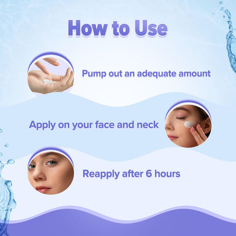 Aqualogica lluminate+ Dewy All Skin Type Sunscreen Spf 50+ Pa++++ With Wild Berries&Alpha Arbutin - 50 G Protection Against Uva/B&Blue Light Protection Fragrance - Free For Luminous&Sun Protected Skin - Vamzn#