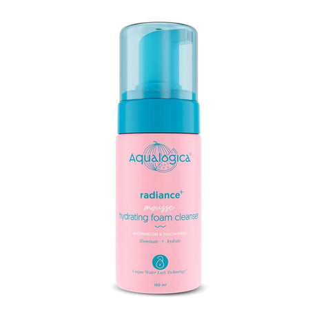 Aqualogica Radiance+ Mousse Hydrating Foam Cleanser, Reduces Spots & Acne Marks - Vamzn#