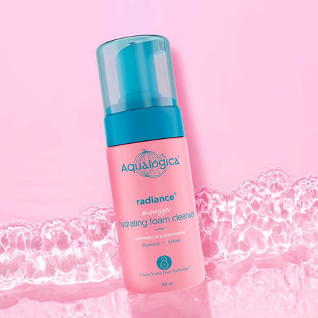 Aqualogica Radiance+ Mousse Hydrating Foam Cleanser, Reduces Spots & Acne Marks - Vamzn#