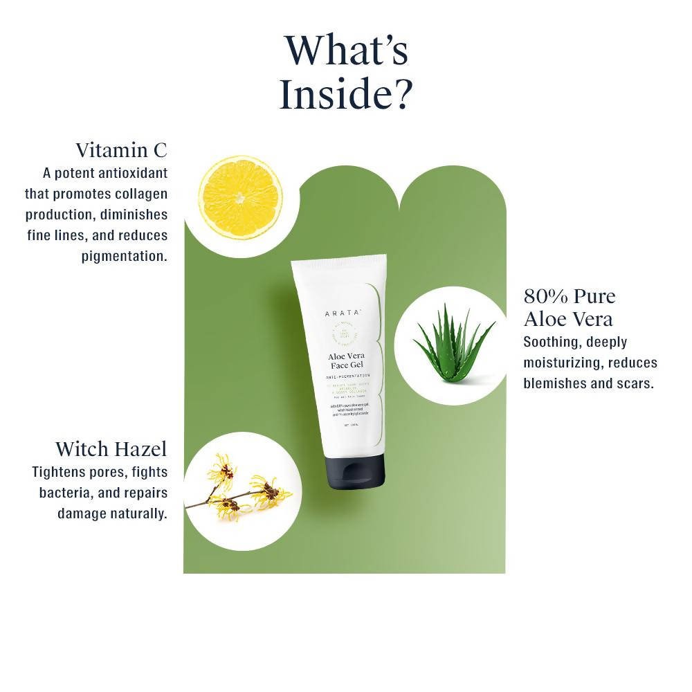 Arata Aloe Vera Face Gel - Vamzn#