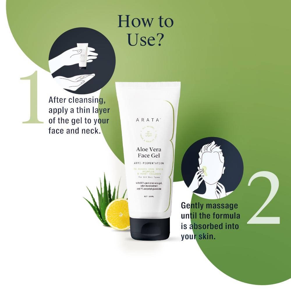 Arata Aloe Vera Face Gel - Vamzn#