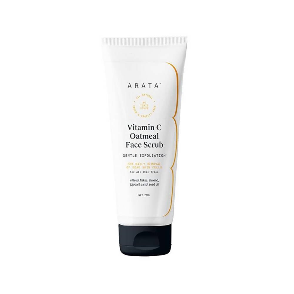 Arata Vitamin C Oatmeal Face Scrub - Vamzn#