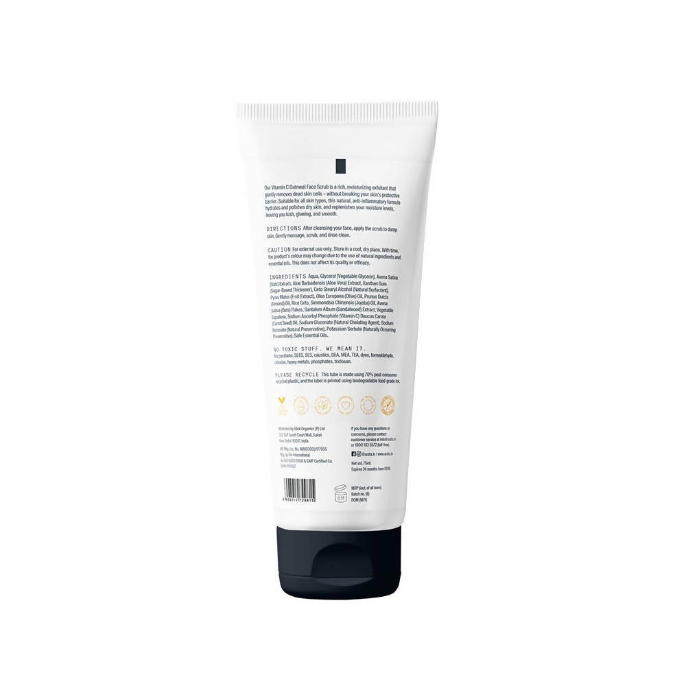 Arata Vitamin C Oatmeal Face Scrub - Vamzn#