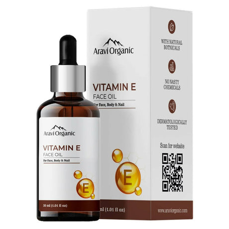 Aravi Organic Pure Vitamin E Oil - Vamzn#
