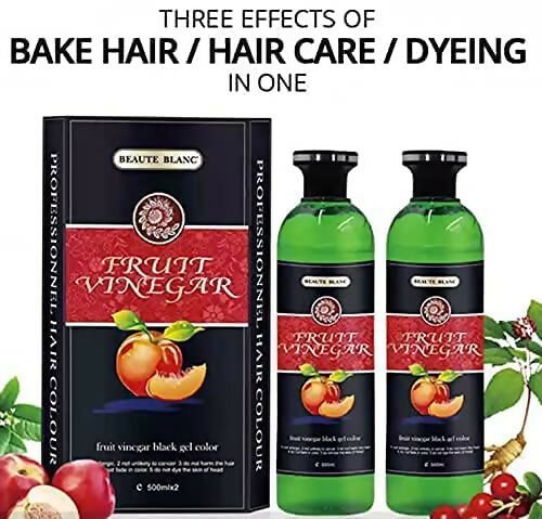 Aravli Beaute Blanc Fruit Vinegar Gel Hair Color - Natural Black - Vamzn#