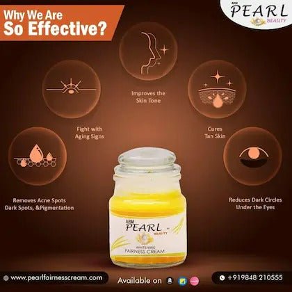 ARM Pearl Glowing Night Cream For Men And Women - Vamzn#