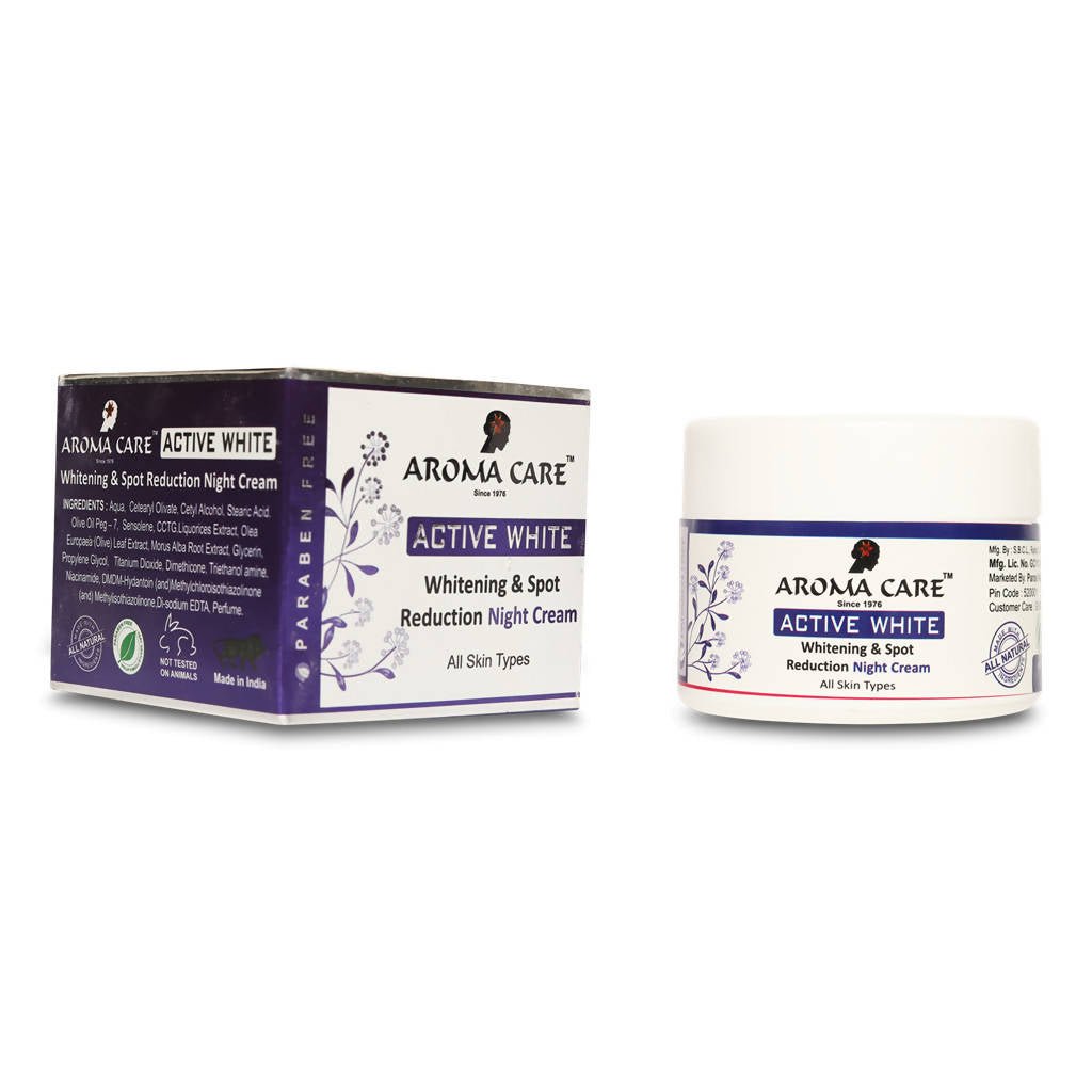 Aroma Care Active White Whitening & Spot Reduction Night Cream - Vamzn#