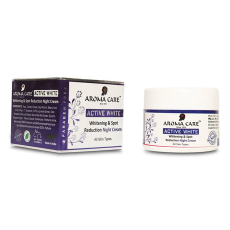 Aroma Care Active White Whitening & Spot Reduction Night Cream - Vamzn#