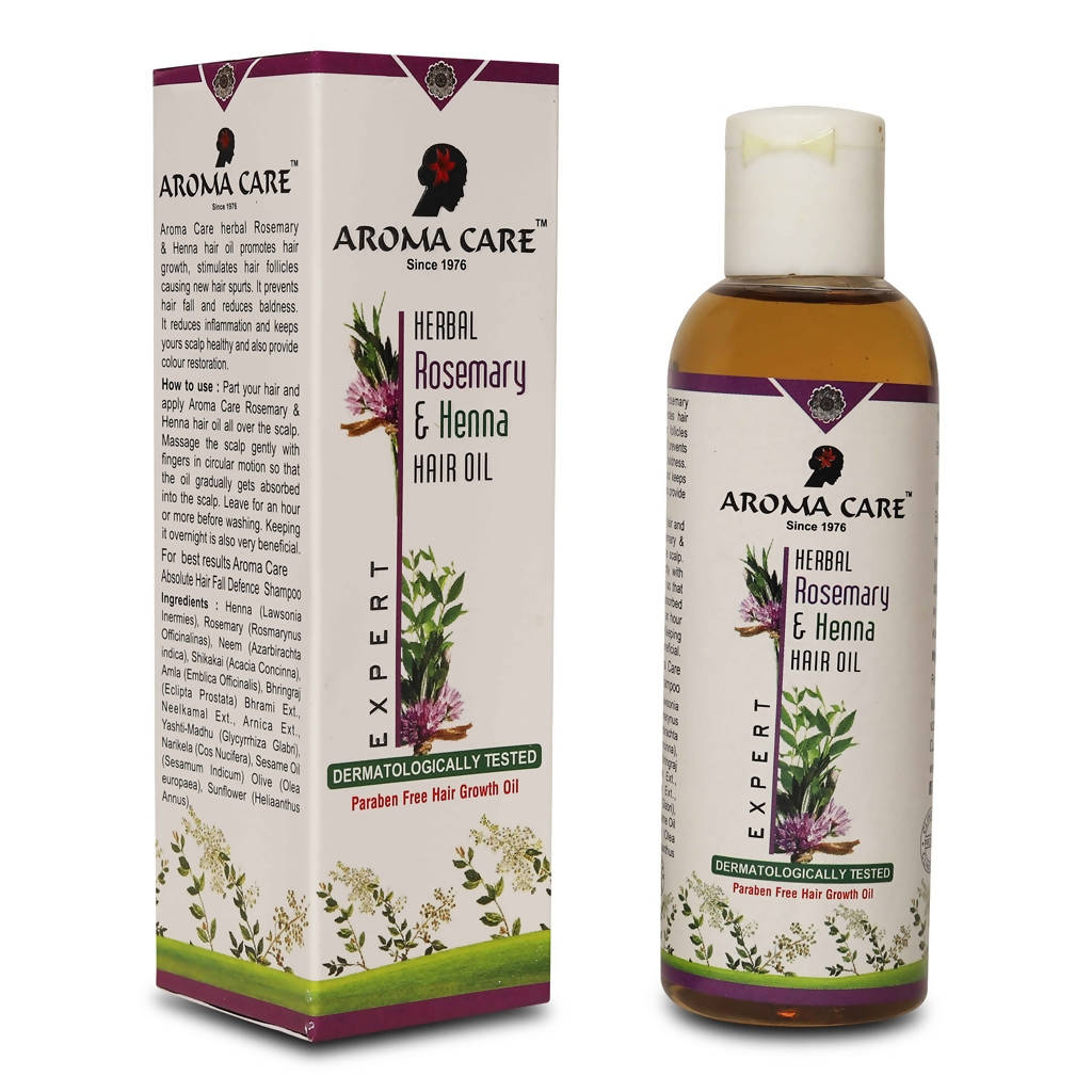 Aroma Care Herbal Rosemary & Henna Hair Oil - Vamzn#