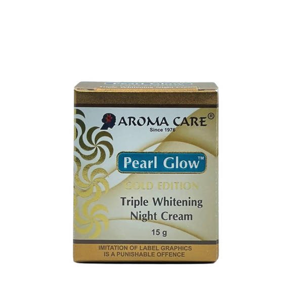 Aroma Care Pearl Glow Gold Edition Triple Whitening Night Cream - Vamzn#
