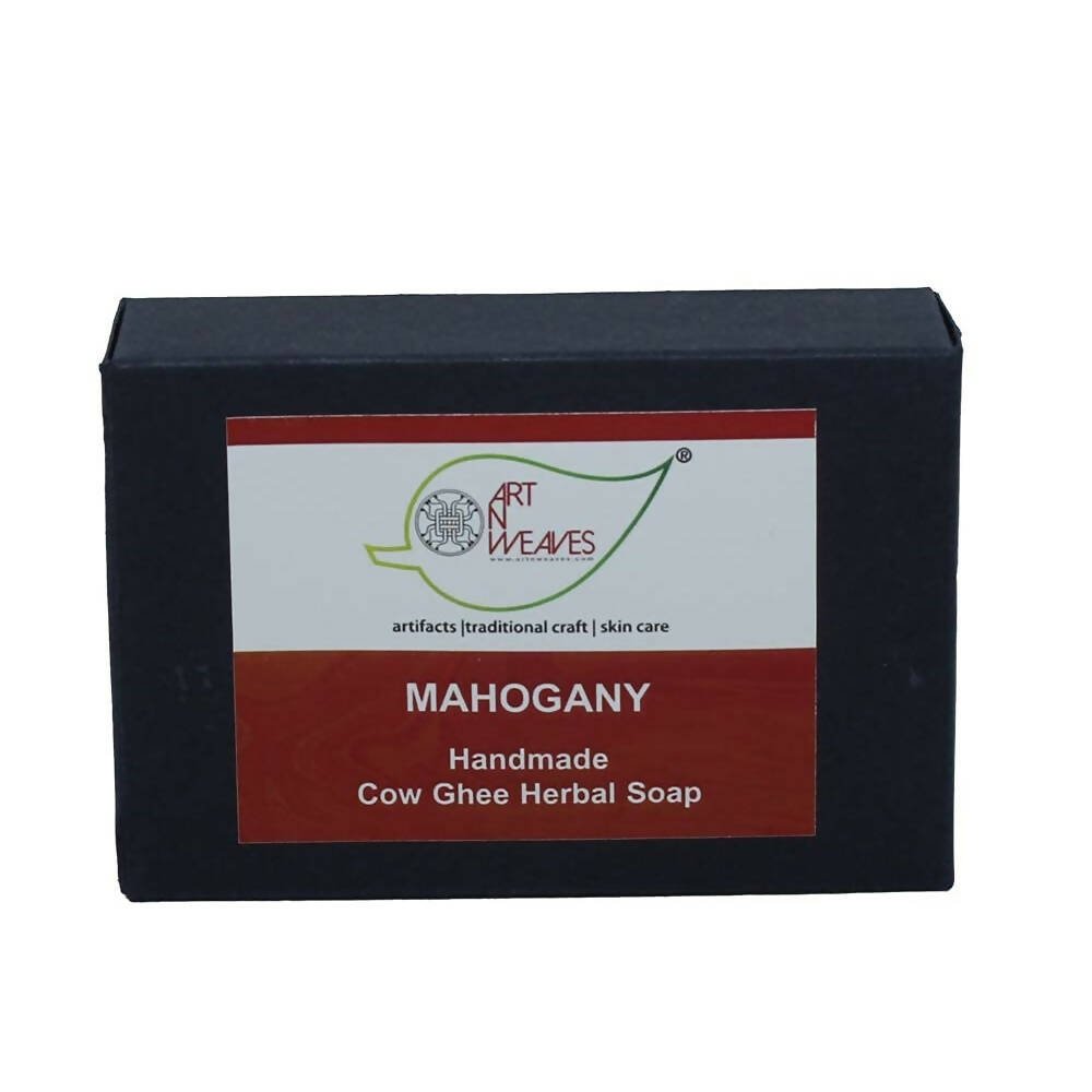 artNweaves Handmade Cow Ghee Herbal Mahogany Soap - Vamzn#