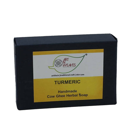 artNweaves Handmade Cow Ghee Herbal Turmeric Soap - Vamzn#