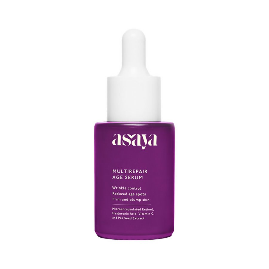 Asaya 0.2% Retinol Peptide Night Serum, Beginner Friendly Anti Aging Face Serum With Vit C - Vamzn#