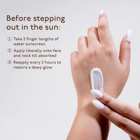 Asaya Aqua Dew Sunscreen SPF 50 PA+++ With Rice Extract For All Skin Types - Vamzn#
