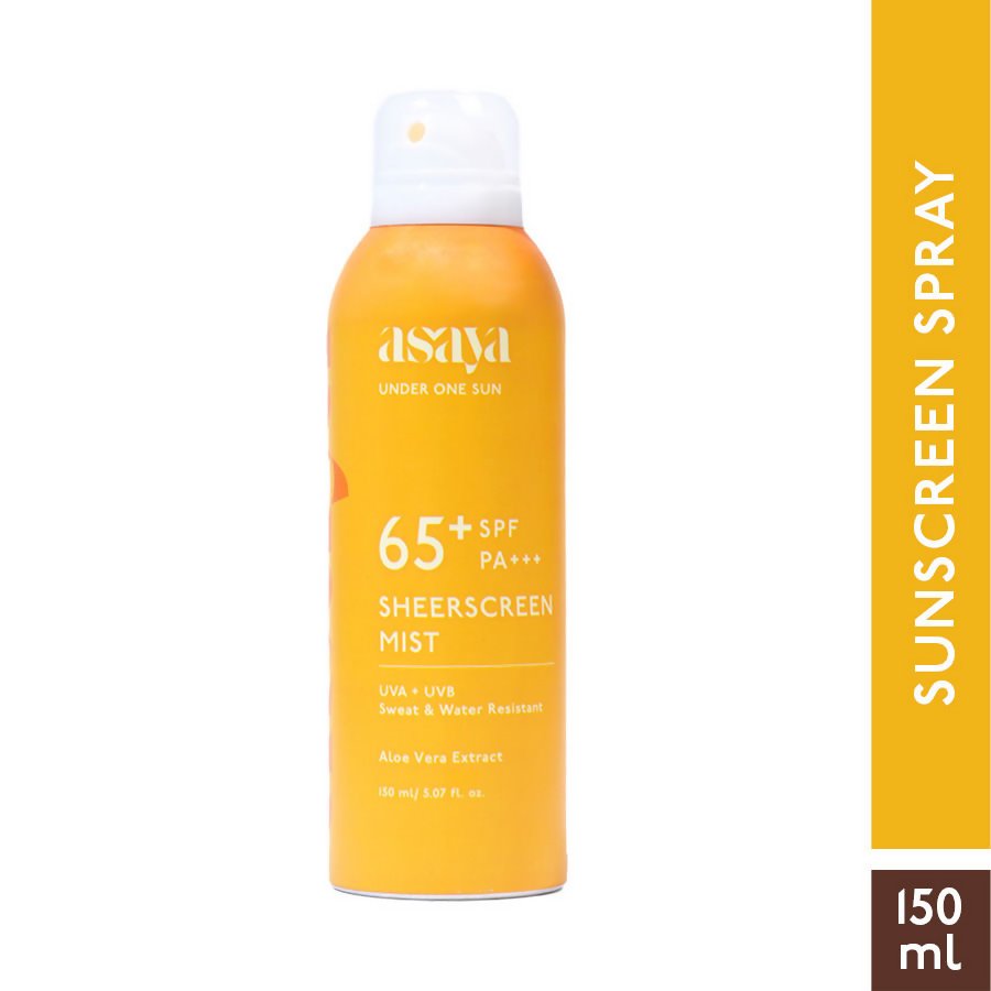 Asaya Broadspectrum Sunscreen Spray SPF 50+, Waterproof Spray Sunscreen For Face & Body - Vamzn#