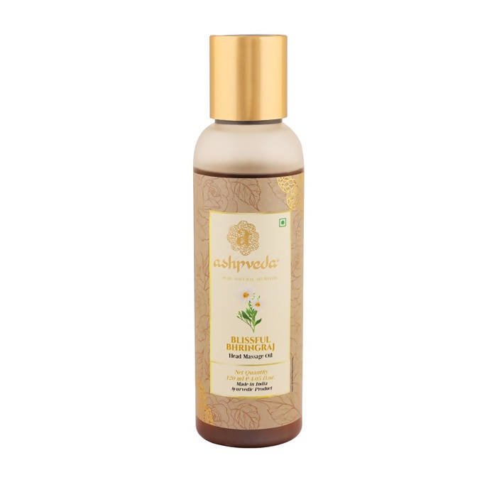 Ashpveda Blissful Bhringraj Head Massage Oil - Vamzn#