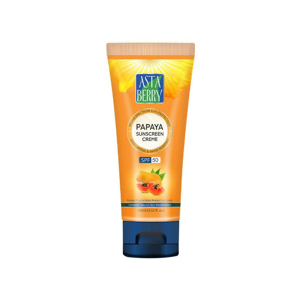 Astaberry Papaya Sunscreen Creme SPF 50 - Vamzn#