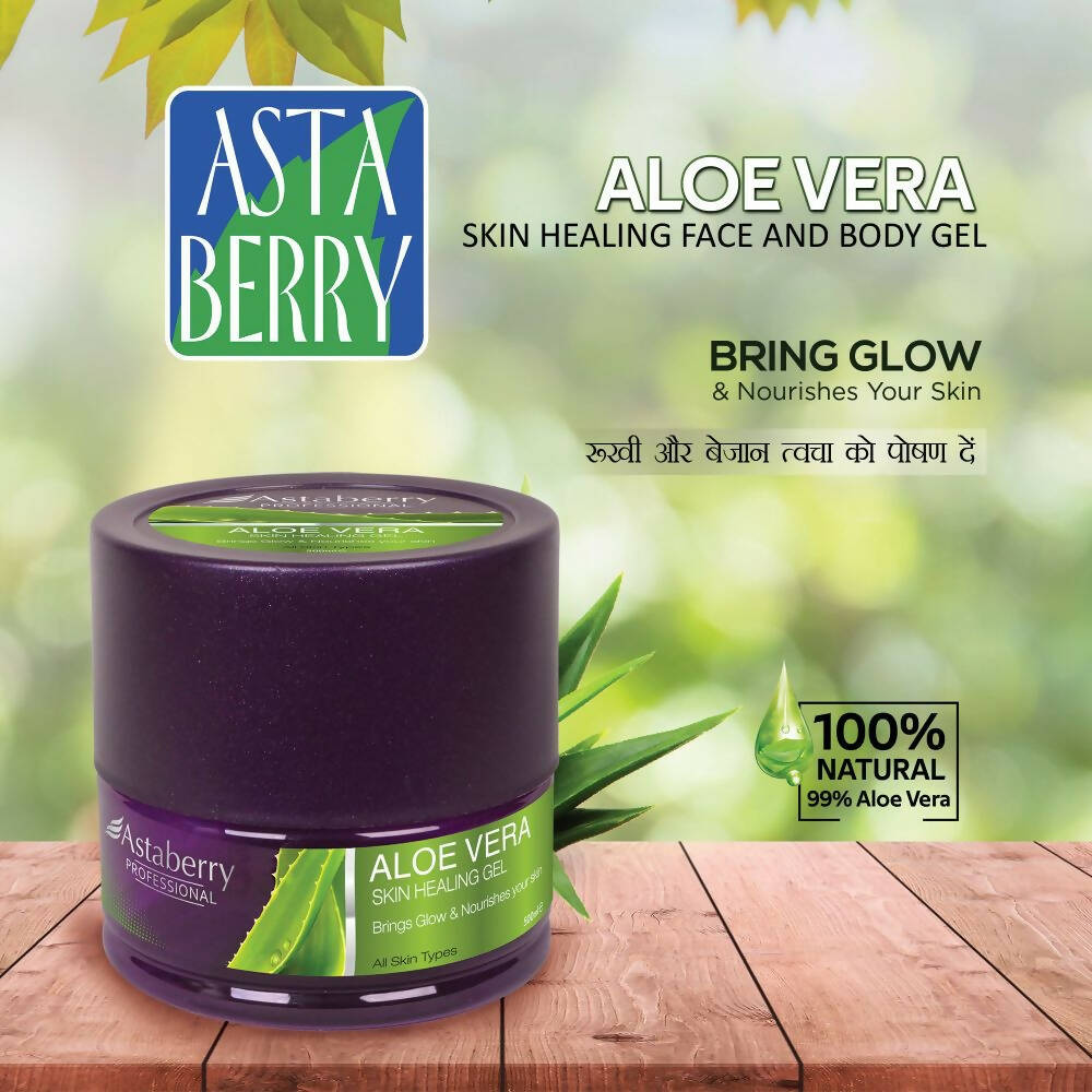 Astaberry Professional Aloe Vera Face Gel - Vamzn#