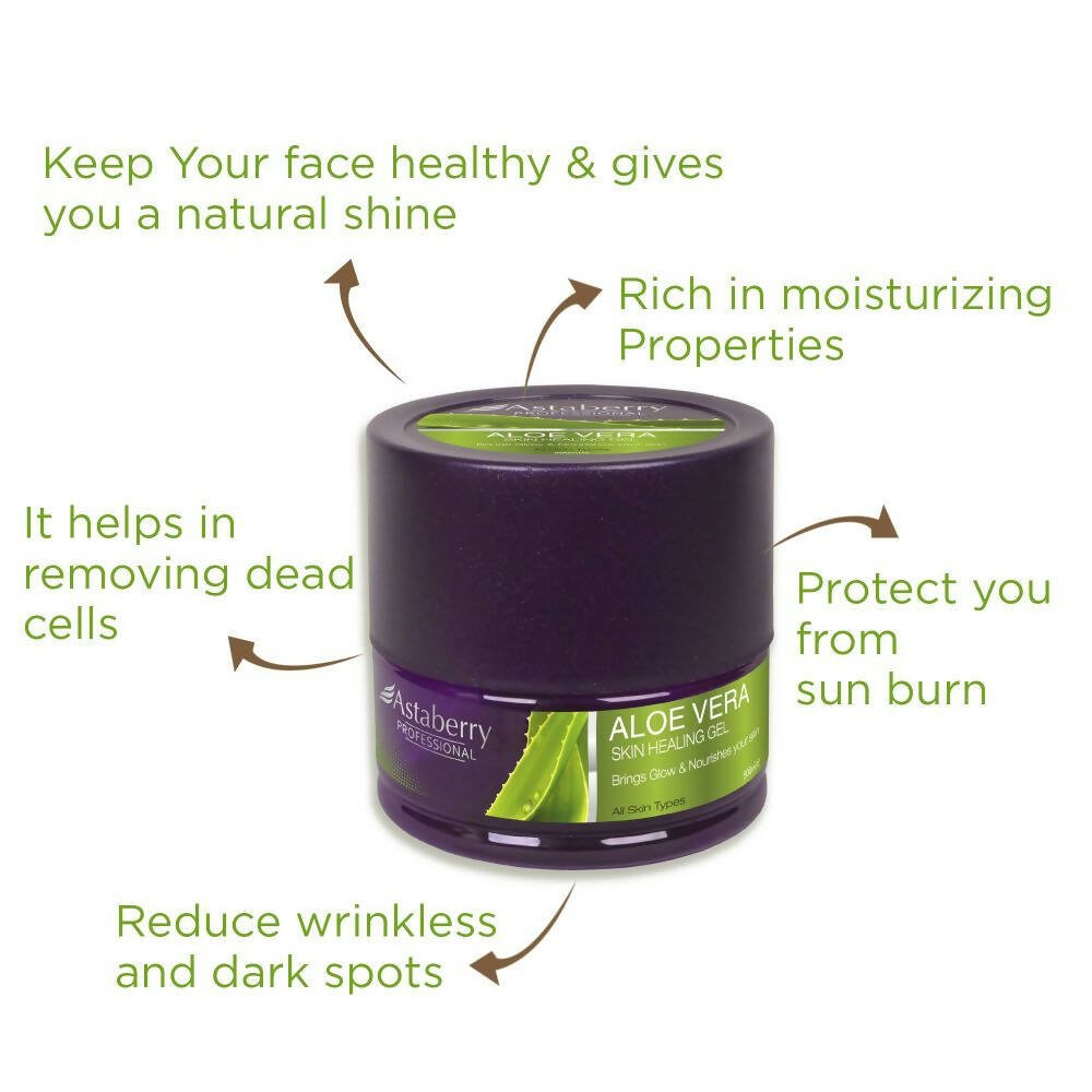 Astaberry Professional Aloe Vera Face Gel - Vamzn#