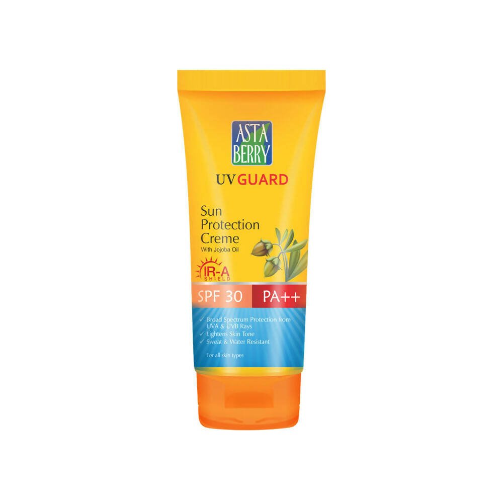 Astaberry UV Guard Sun Protection Crème SPF 30 with Jojoba Oil - Vamzn#