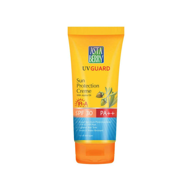 Astaberry UV Guard Sun Protection Crème SPF 30 with Jojoba Oil - Vamzn#