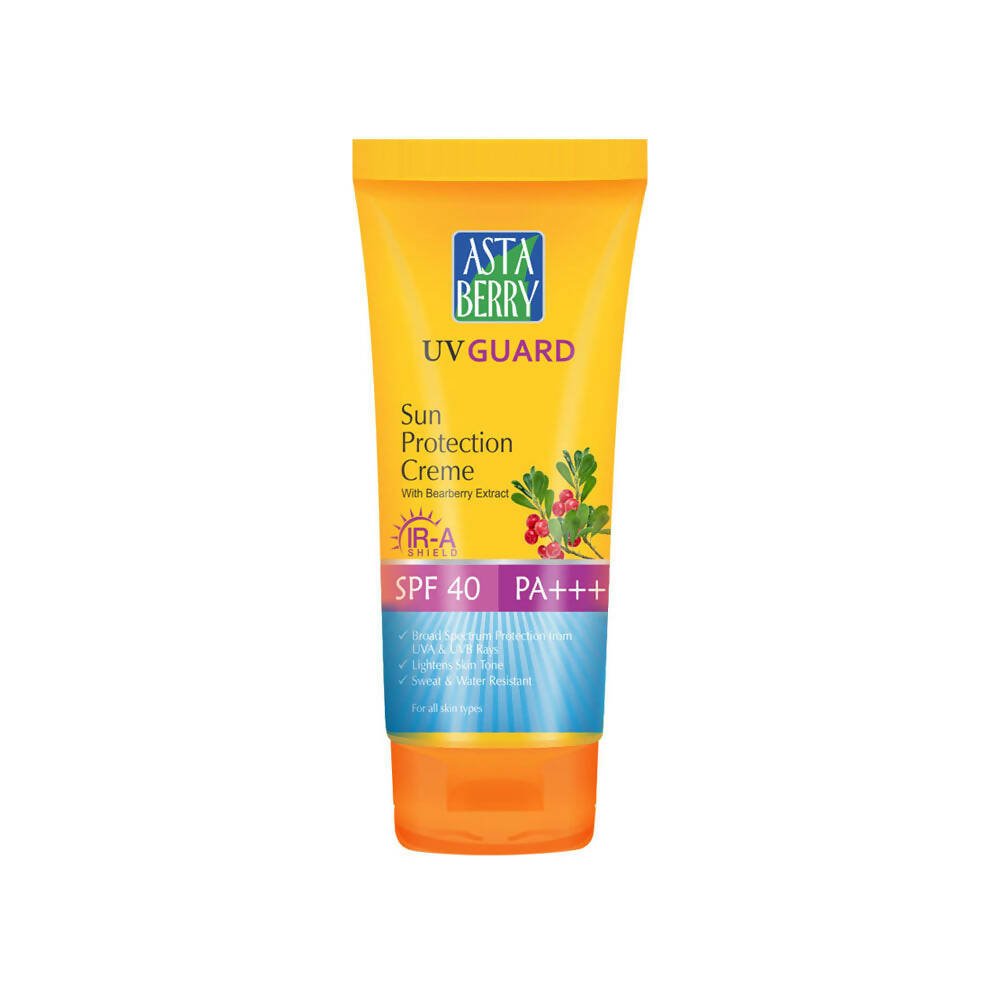 Astaberry UV Guard Sun Protection Crème SPF 40 - Bearberry Extract - Vamzn#