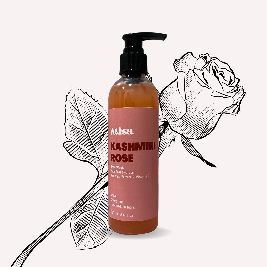 Atisa Kashmiri Rose Body Wash - Vamzn#