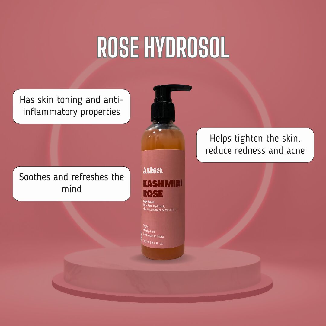 Atisa Kashmiri Rose Body Wash - Vamzn#