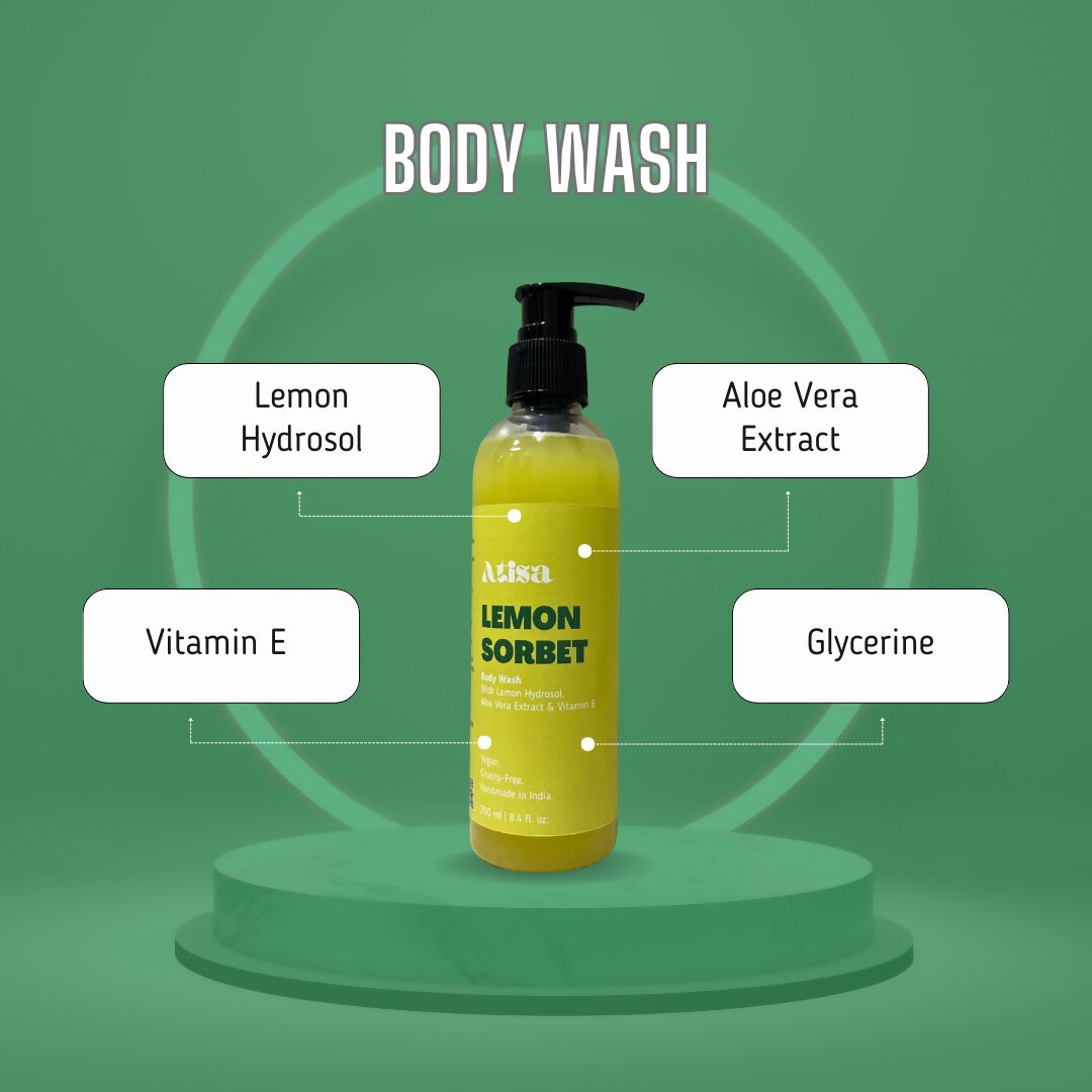 Atisa Lemon Sorbet Body Wash - Vamzn#
