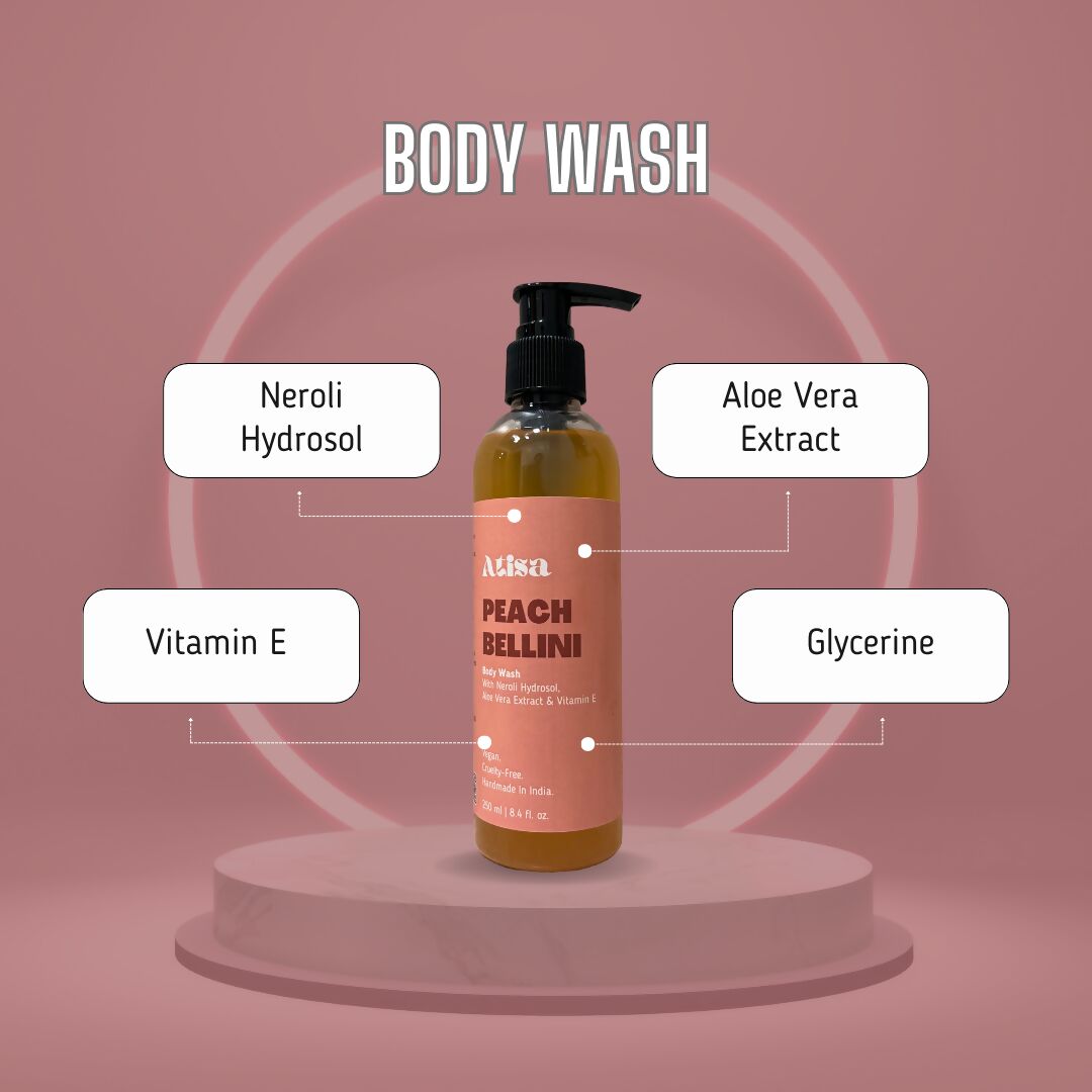 Atisa Peach Bellini Body Wash - Vamzn#