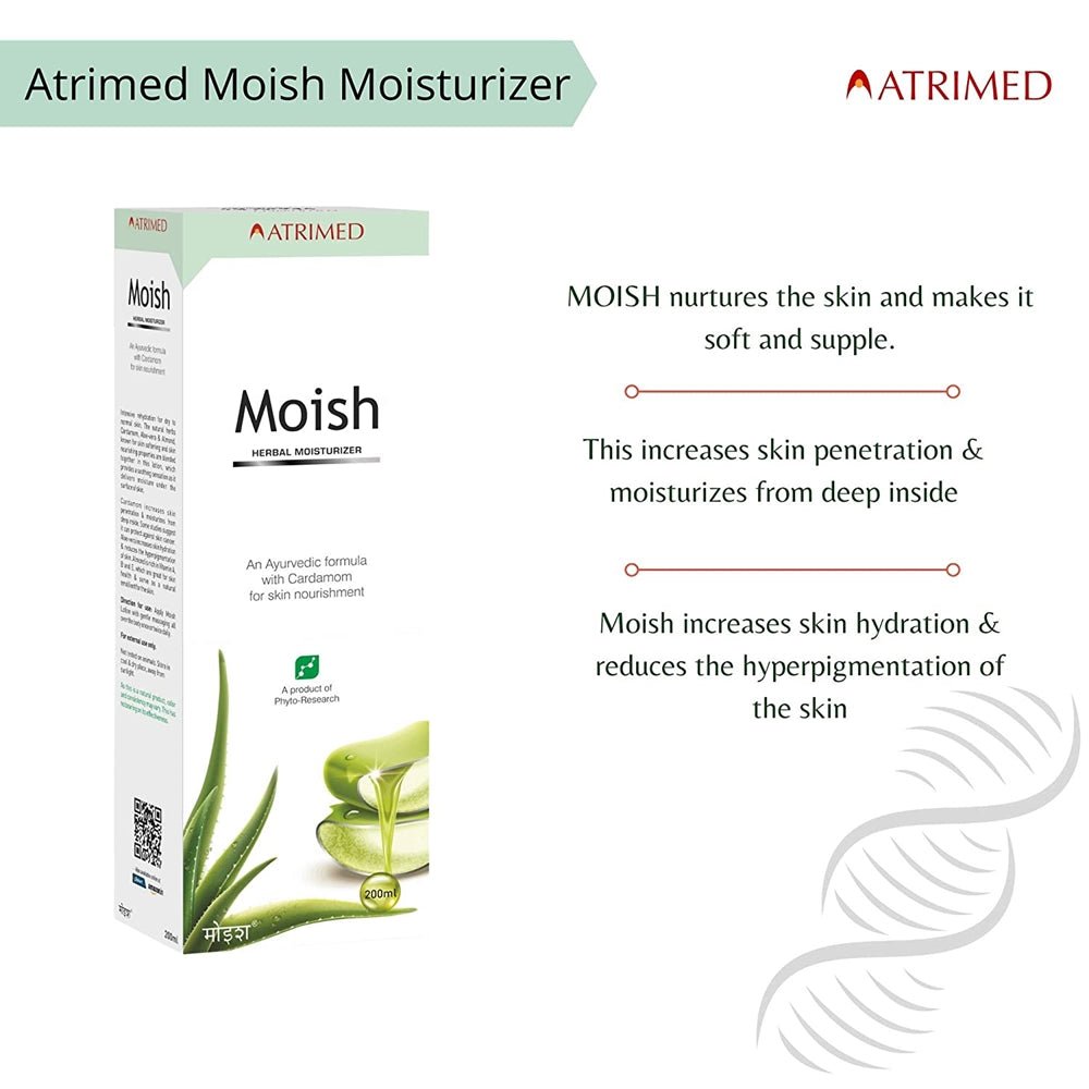 Atrimed Ayurvedic Moish Herbal Moisturizer - Vamzn#