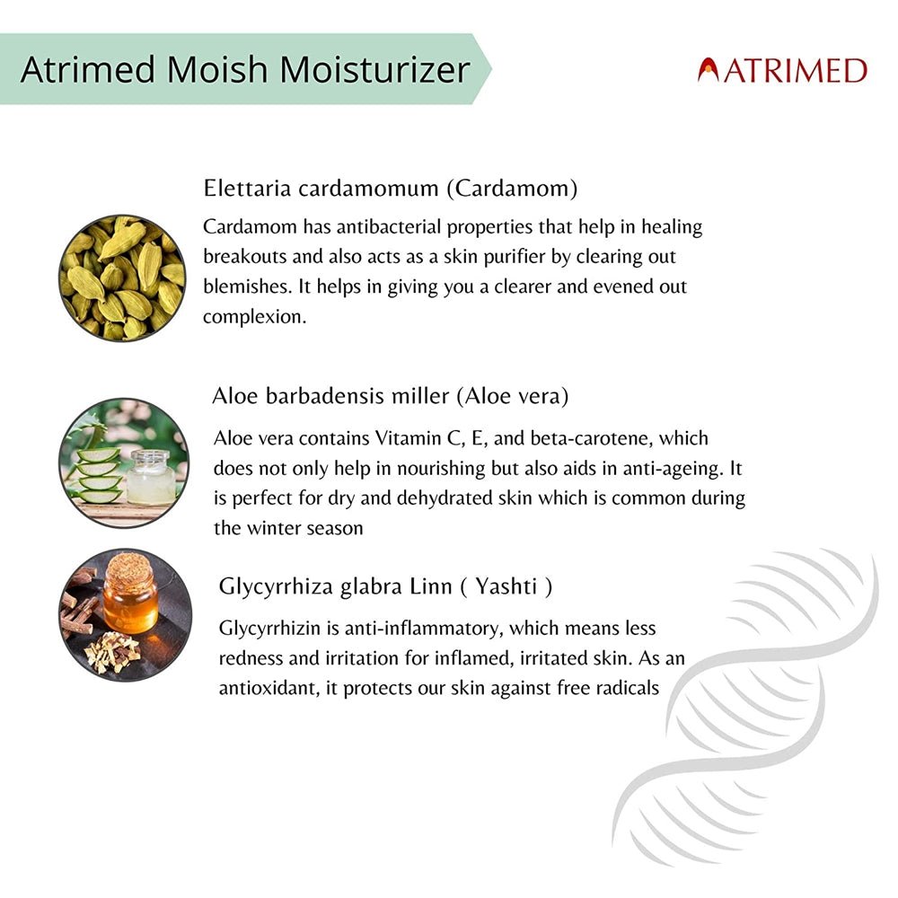 Atrimed Ayurvedic Moish Herbal Moisturizer - Vamzn#