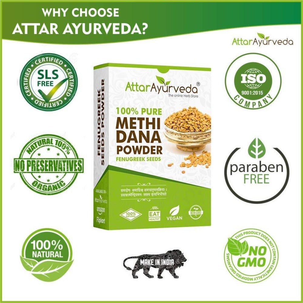 Attar Ayurveda Methi Seed Powder - Vamzn#