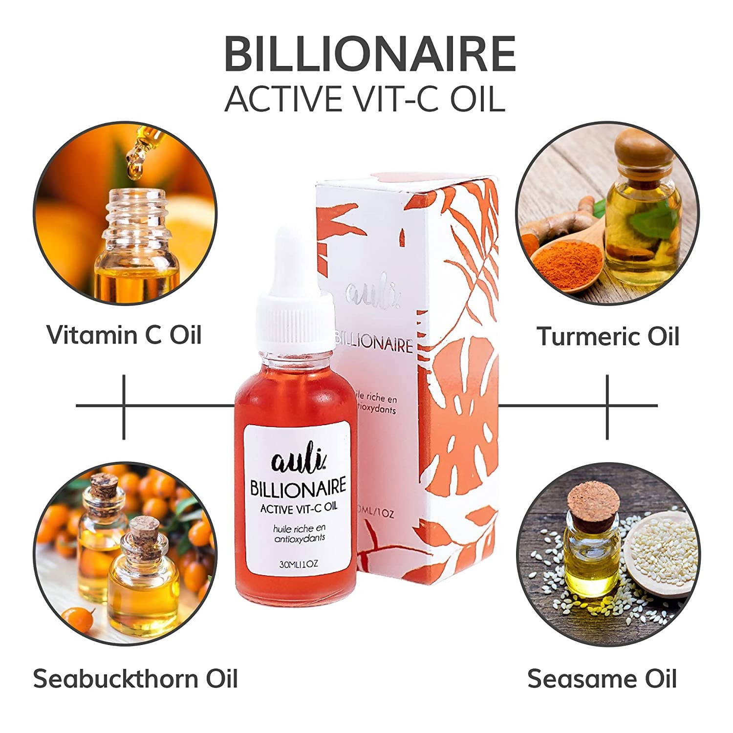 Auli Billionaire Damage Repair/Antioxidant Rich Facial Oil (Vitamin C) - Vamzn#