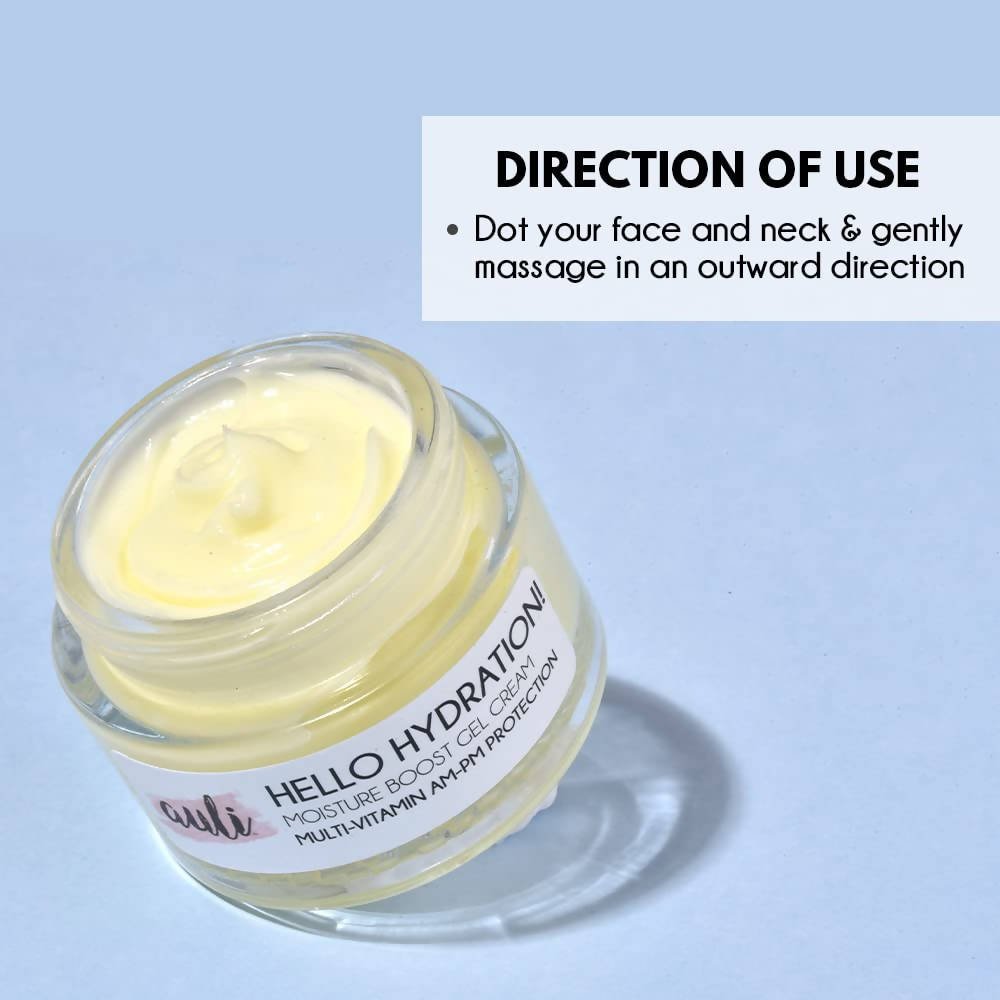 Auli Hello Hydration Moisture Boost Gel Face Cream - Vamzn#
