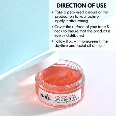 Auli Pomoglow Vitamin C Blast Face Gel - Vamzn#