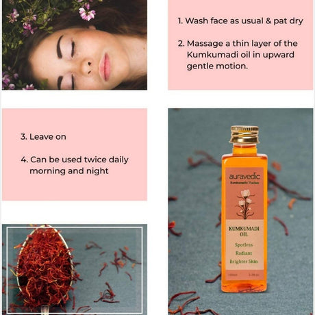 Auravedic Kumkumadi Oil - Vamzn#