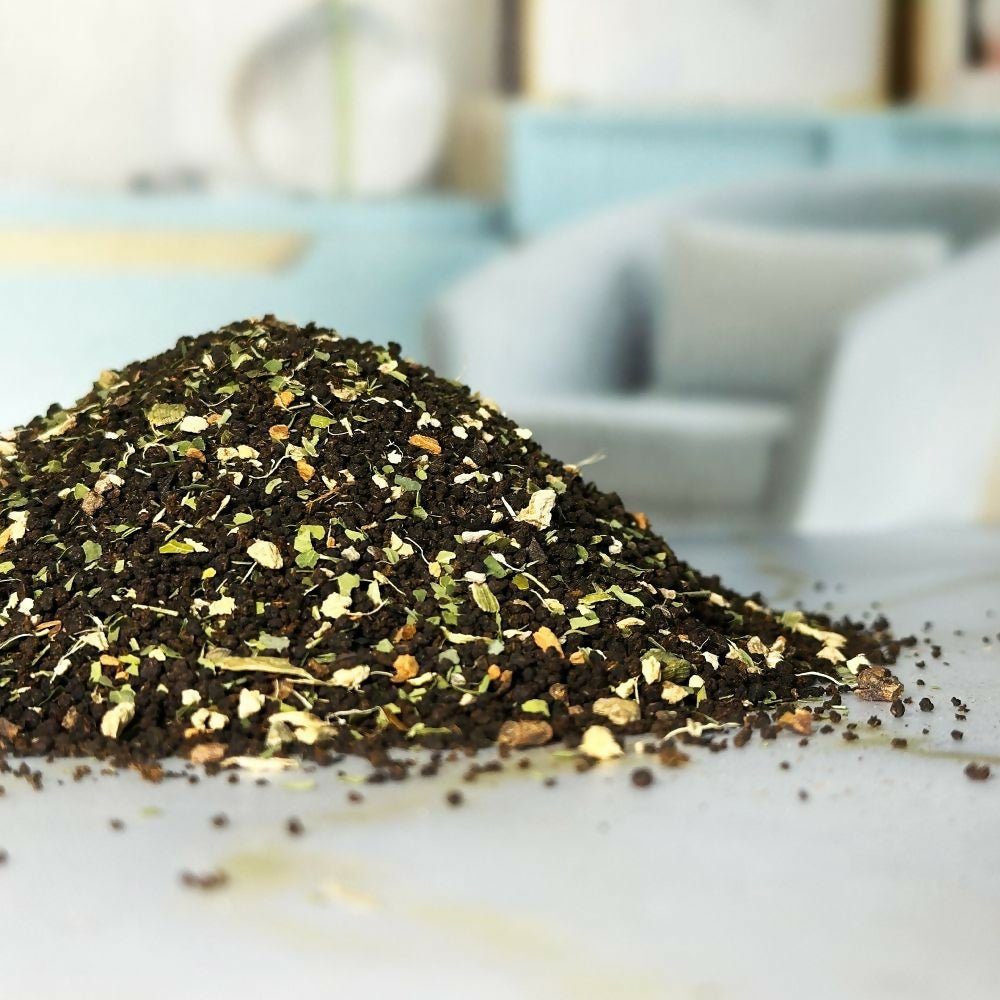 Auric Kadak Moringa Masala Tea - Black Tea from Assam & Darjeeling with Real Spices (Cardamom, Ginger, Black Pepper) - Vamzn#