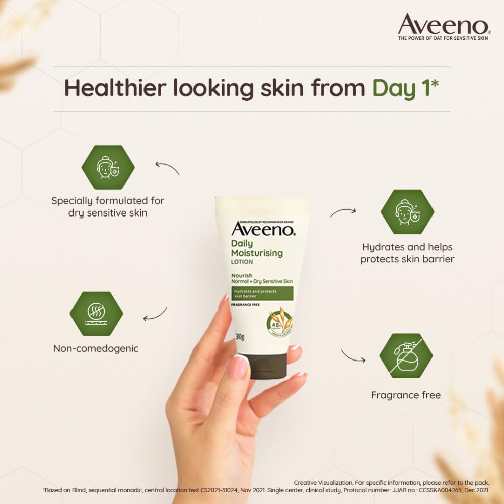 Aveeno Daily Moisturizing Lotion 354ml (for Normal and Dry Skin) - Vamzn#