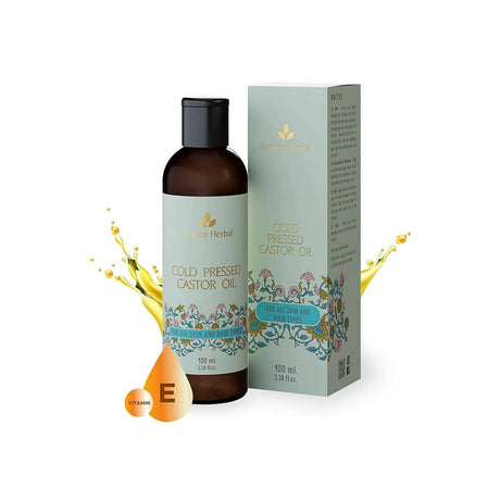 Avimee Herbal Cold Pressed Castor Oil For Hair Growth, For Stronger & Shinier Hair - Vamzn#