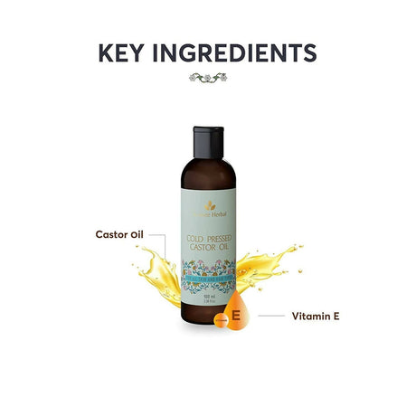 Avimee Herbal Cold Pressed Castor Oil For Hair Growth, For Stronger & Shinier Hair - Vamzn#