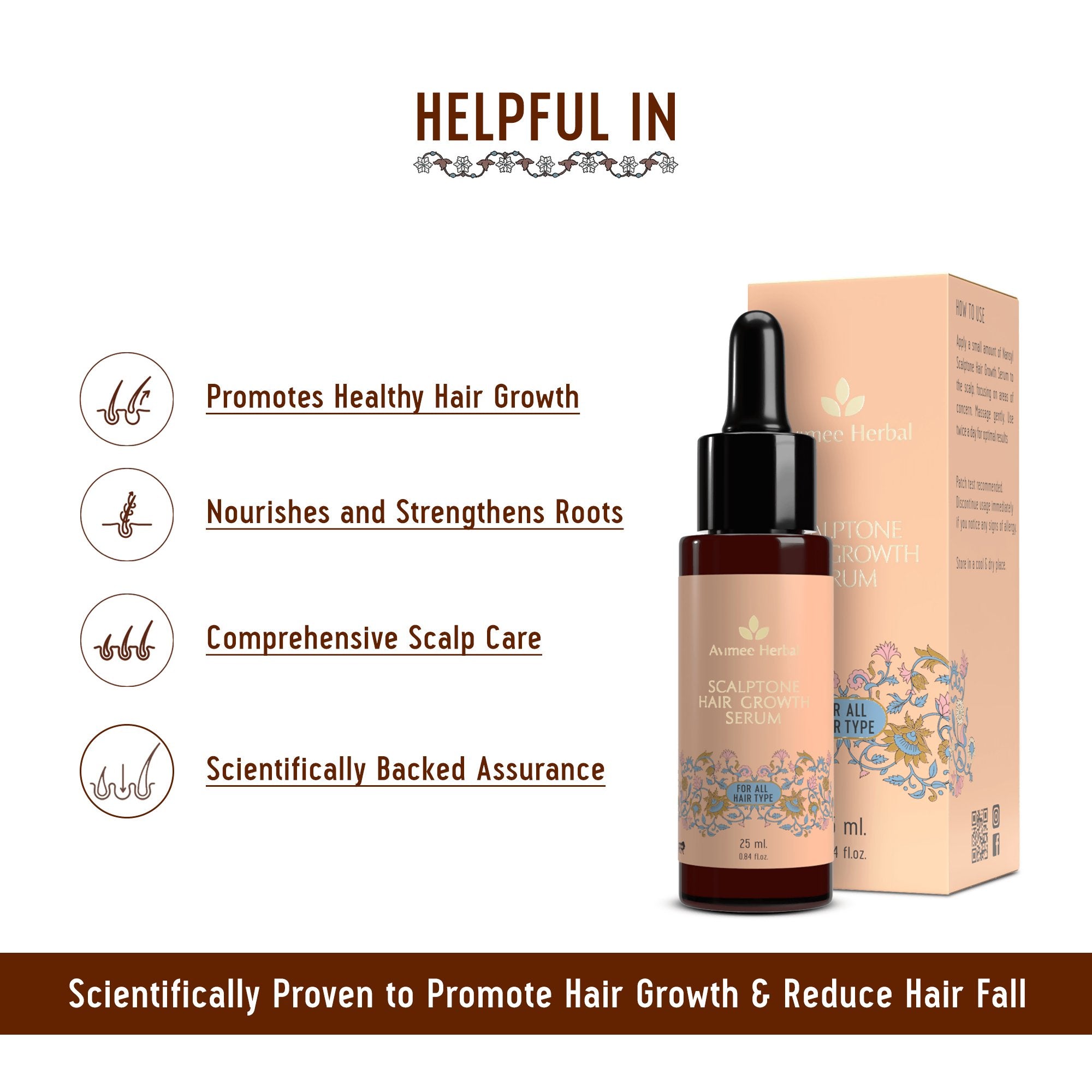 Avimee Herbal Keshpallav Hair Oil And Scalptone Hair Growth Serum Combo - Vamzn#