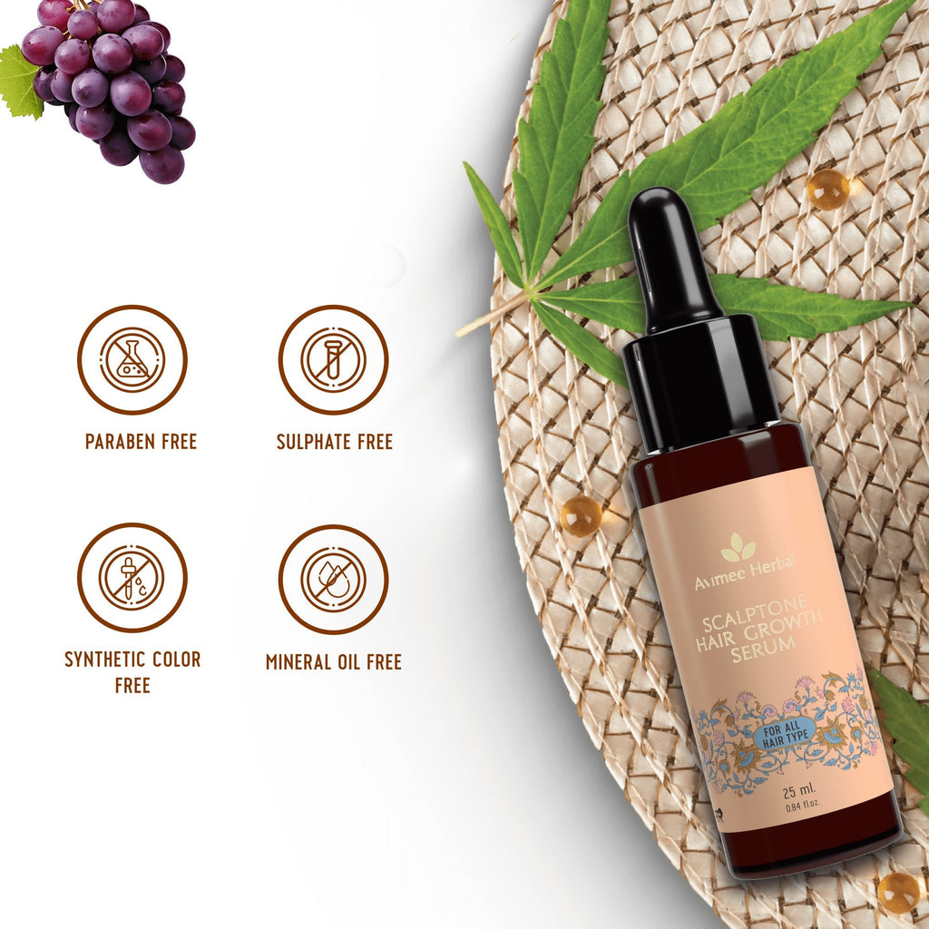 Avimee Herbal Keshpallav Hair Oil And Scalptone Hair Growth Serum Combo - Vamzn#