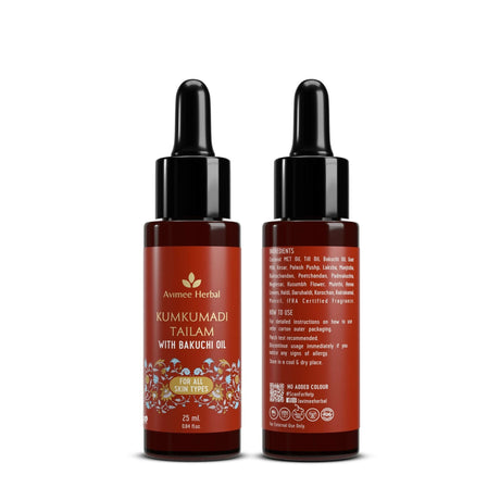 Avimee Herbal Kumkumadi Tailam With Bakuchi Oil - Vamzn#
