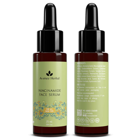 Avimee Herbal Niacinamide Face Serum For Acne Marks, Blemishes & Oil Balancing with Zinc - Vamzn#