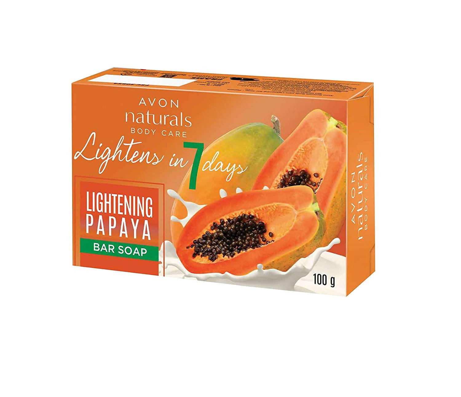Avon Naturals Body Care Lightening Papaya Bar Soap - Vamzn#