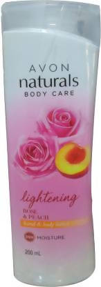 Avon Naturals Body Care Lightening Rose & Peach Hand & Body Lotion - Vamzn#