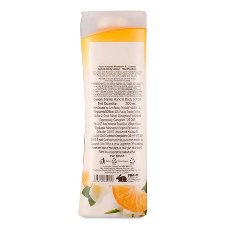 Avon Naturals Body Care Mandarin & Jasmine Hand & Body Lotion - Vamzn#