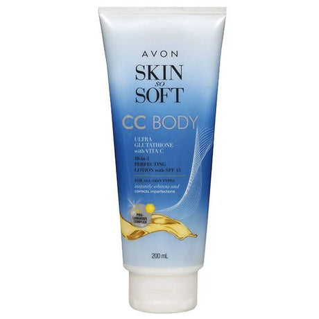 Avon Skin So Soft CC Body Ultra Glutathione With Vita C SPF 15 - Vamzn#